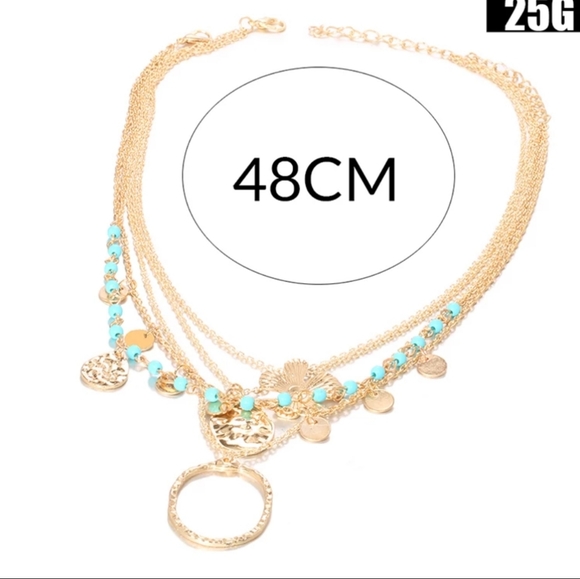 *Monique* Layered Chain Necklace - Picture 6 of 6